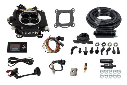 31002 | Master Kit Go EFI 4 Matte Black 600HP + In-line Fuel Pump