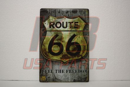 Route 66 wandplaat 20x30cm