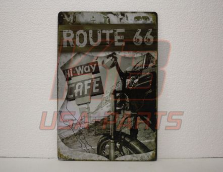 Route 66 wandplaat 20x30 cm 