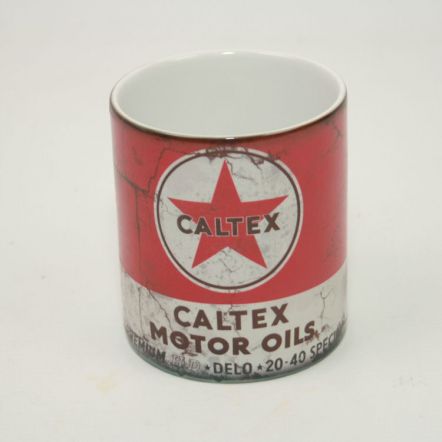 Caltex Motor Oil 11OZ Mok