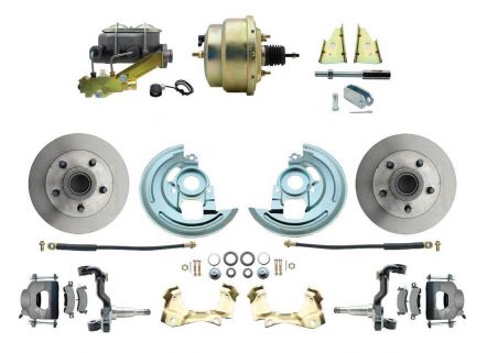 DBK6472-GM-207 | MBM 1964-1972 GM A Body Front Power Disc Brake Conversion Kit