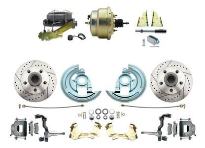 DBK6472LX-GM-207 | MBM 1964-1972 GM A Body Front Power Disc Brake Conversion Kit