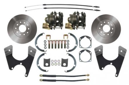 DBK1012FS | Rear GM 1955-1968 Full Size 10/12 Bolt Pattern Disc Brake Conversion Kit Standard Rotors