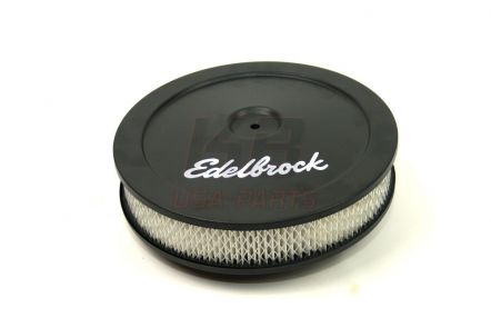 1203 | Edelbrock 10x2 inch lucht-fliter zwart