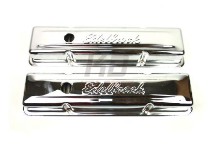 EDELBROCK® CHEVROLET S-B STALEN KLEPDEKSEL #4449