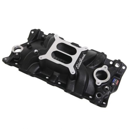 27013 | EDELBROCK PERFORMER EPS INTAKE MANIFOLD BLACK FOR 1955-`86 SMALL BLOCK CHEVY