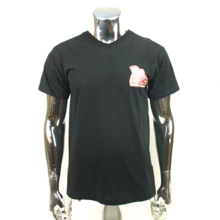 T-shirt V-hals KB USA-Parts Zwart M t/m XXL 