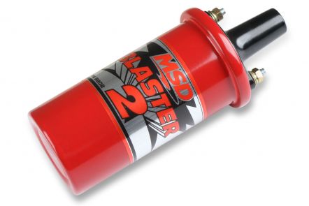 8202 | MSD IGNITION CANISTER COIL BLASTER 2 SERIES HIGH PERFORMANCE, RED, MSD 6-SERIES IGNITION 12V