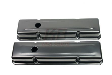 R-9216BK | RPC Black VALVE COVER SET CHEVY SMALL-BLOCK 283-305-327-350-383-400