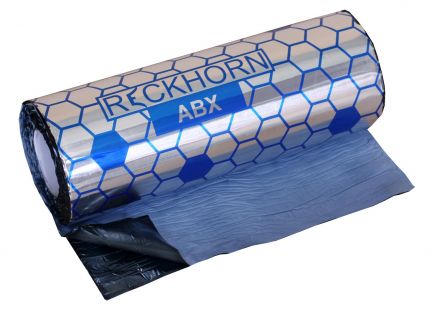ABX ALUBUTYL | RECKHORN 40X500CM(2m2) SELF-ADHESIVE BUTYL DESPREASURE 2MM THICK WITH ALUMINUM TOP LAYER