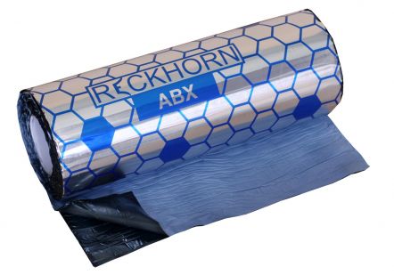 ABX ALUBUTYL | RECKHORN 40X500CM(2m2) ZELFKLEVENDE BUTYL ONTDREUNING 2MM DIK MET ALUMINIUM TOPLAAG