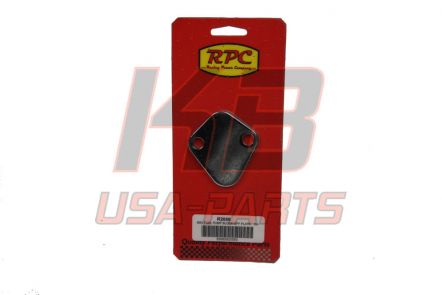 R-2058 | RPC SBC fuel pump blovk off plate chrome