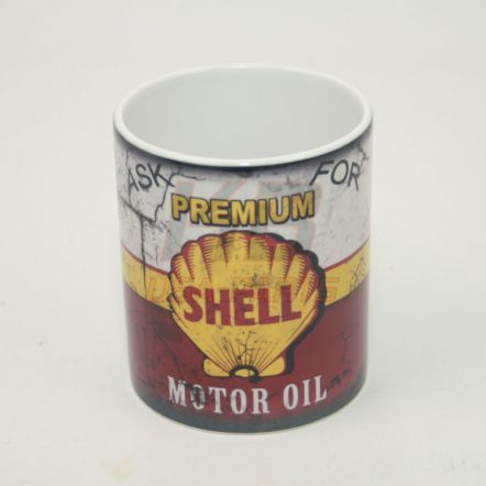 Shell Motor Oil 11OZ Mok