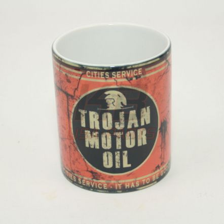 Trojan Motor Oil 11OZ Mok